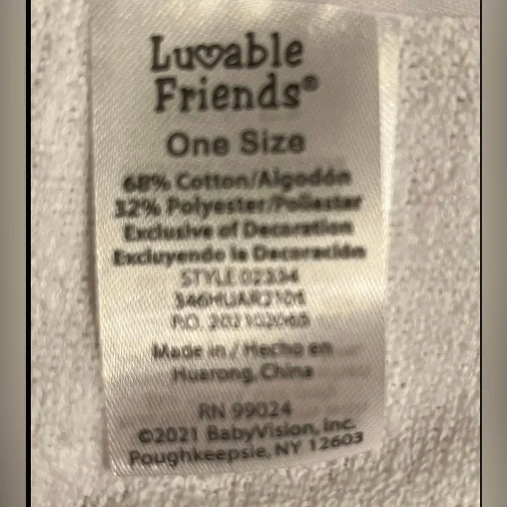 Luvable Friends Terry Bibs Custom Embroidered with Animals and Jokes- 5 bibs